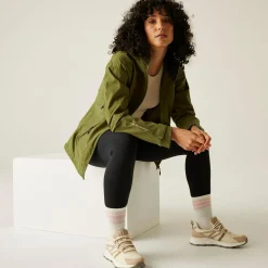 Women's Okara Waterproof Jacket | Nephrite Green Camo Green