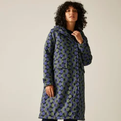 Women's Orla Kiely Long Length Waterproof Jacket | Blue