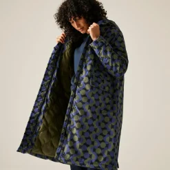 Women's Orla Kiely Long Length Waterproof Jacket | Blue