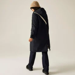 Women's Orla Kiely Long Length Waterproof Jacket | Black