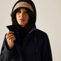 Women's Orla Kiely Long Length Waterproof Jacket | Black