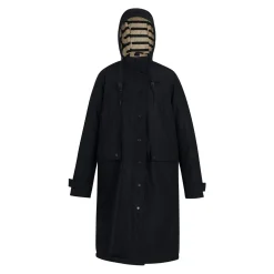 Women's Orla Kiely Long Length Waterproof Jacket | Black