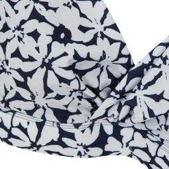 Women's Paloma Bikini Top | Navy White Large Floral