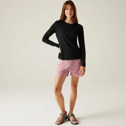 Women's Pemma Casual Chino Shorts | Lilas