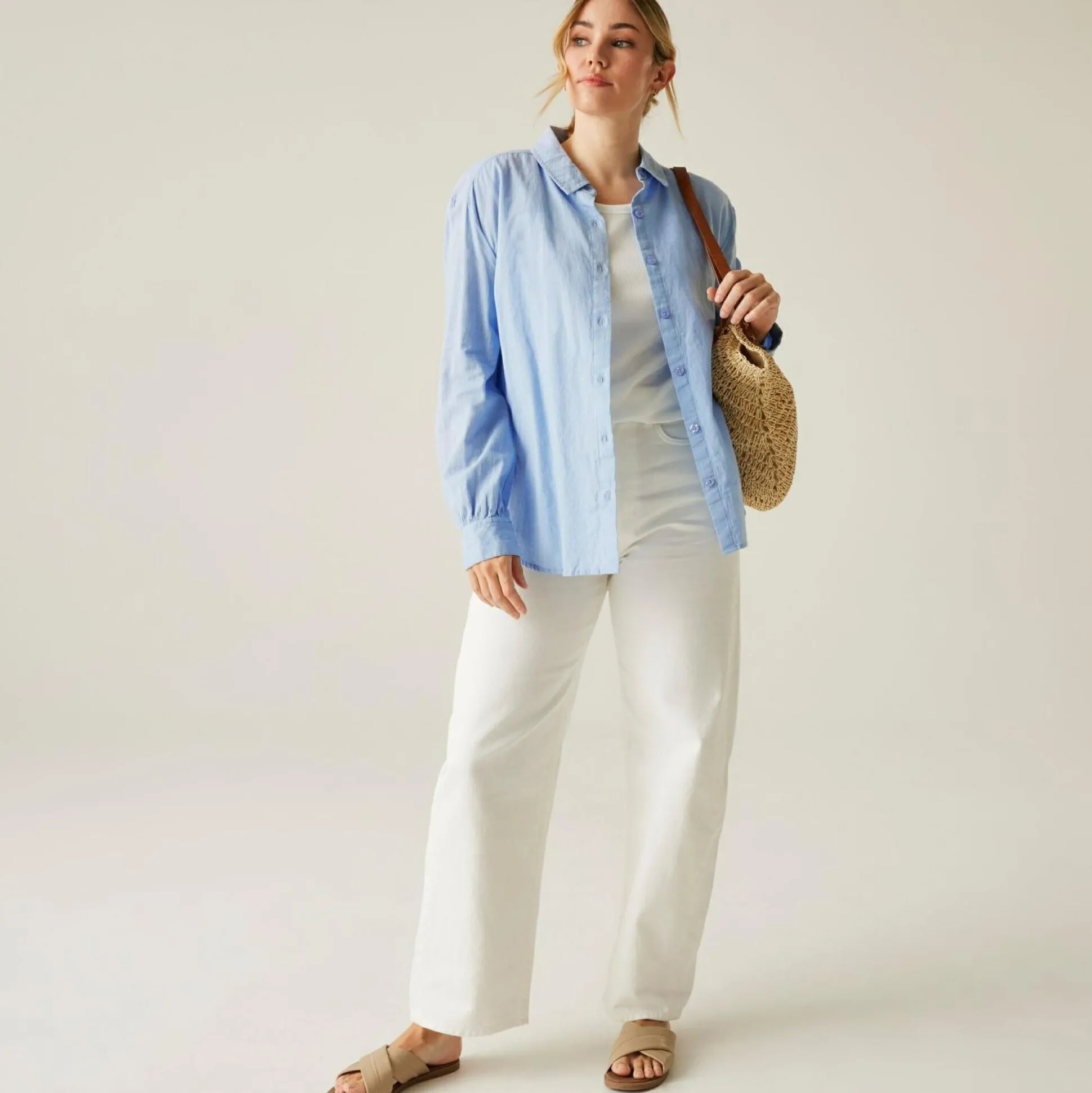 Women's Primevere II Shirt | Chambray Blue