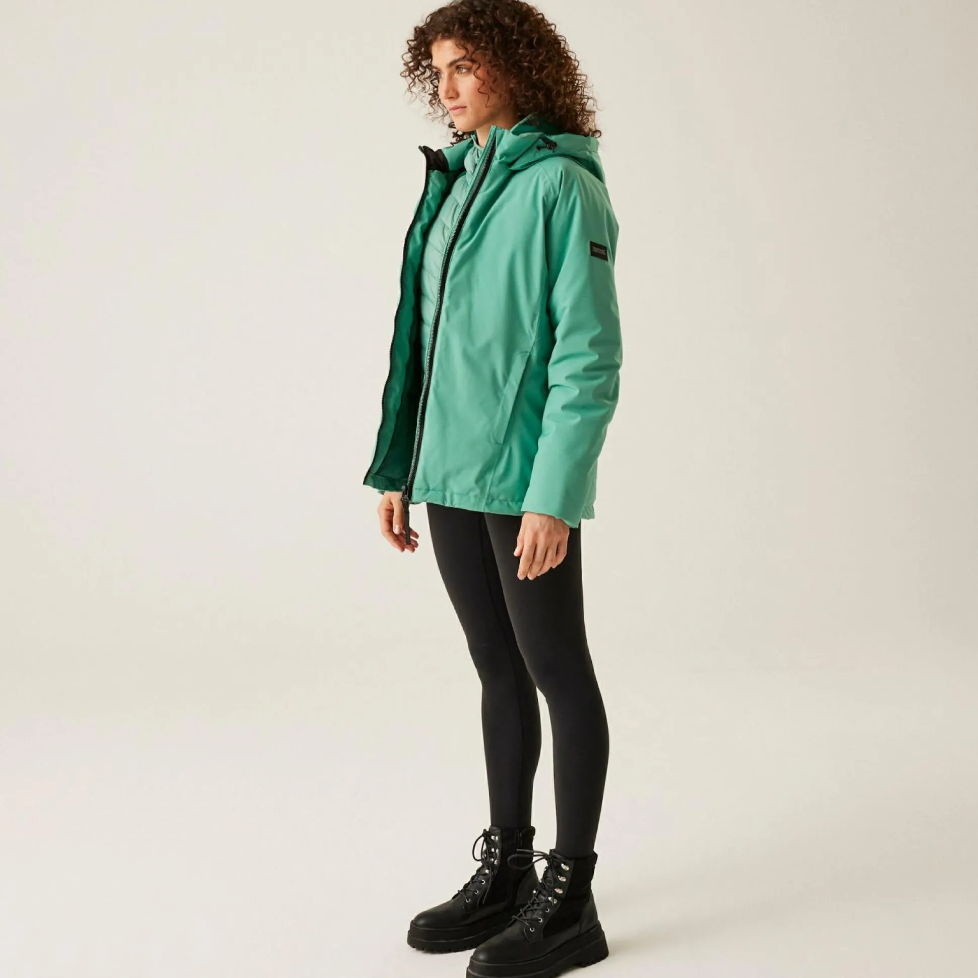 Women's Reeah Waterproof Insulated Jacket | Dusty Green Rain Forest Green