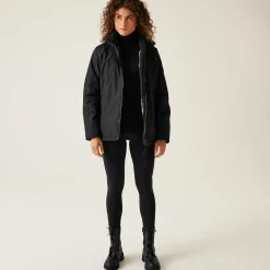 Women's Reeah Waterproof Insulated Jacket | Black Warm Taupe