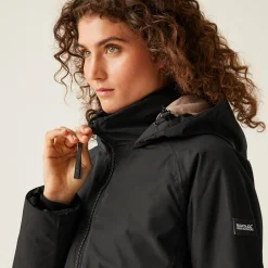 Women's Reeah Waterproof Insulated Jacket | Black Warm Taupe