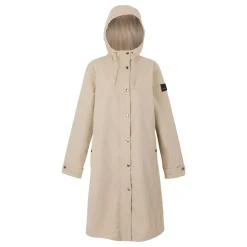 Women's Reinna Long Waterproof Jacket | White Pepper