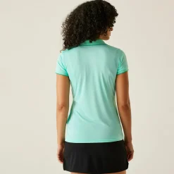 Women's Remex II Active Polo Shirt | Aruba Blue Solid