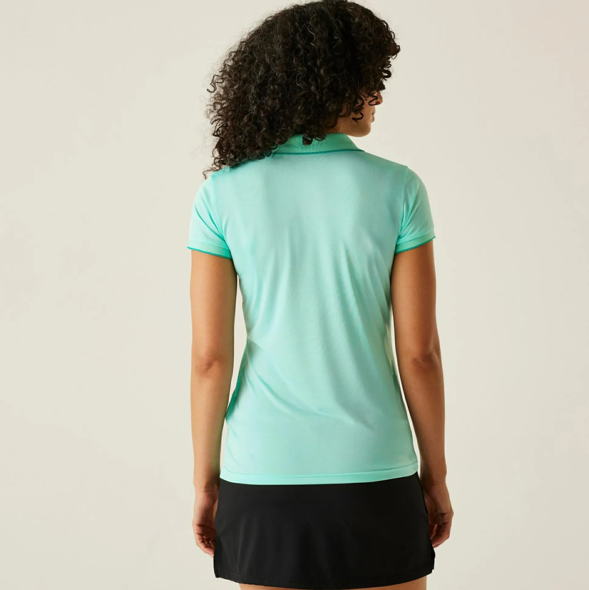 Women's Remex II Active Polo Shirt | Aruba Blue Solid