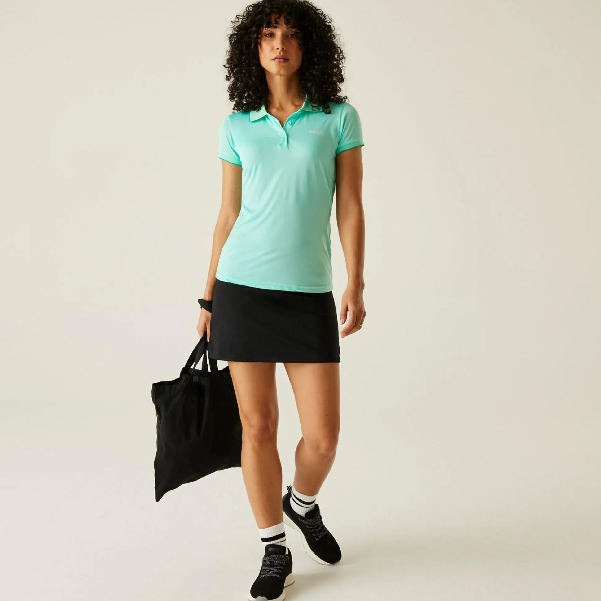 Women's Remex II Active Polo Shirt | Aruba Blue Solid