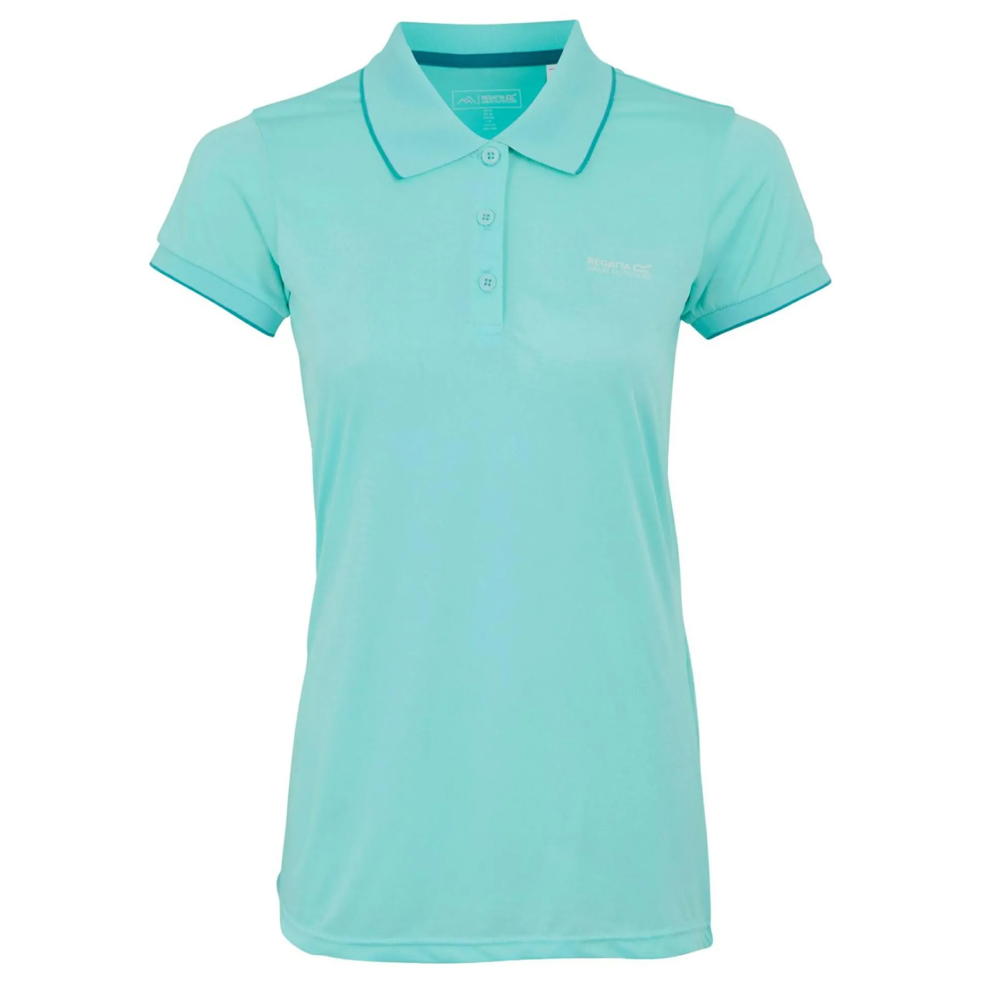 Women's Remex II Active Polo Shirt | Aruba Blue Solid
