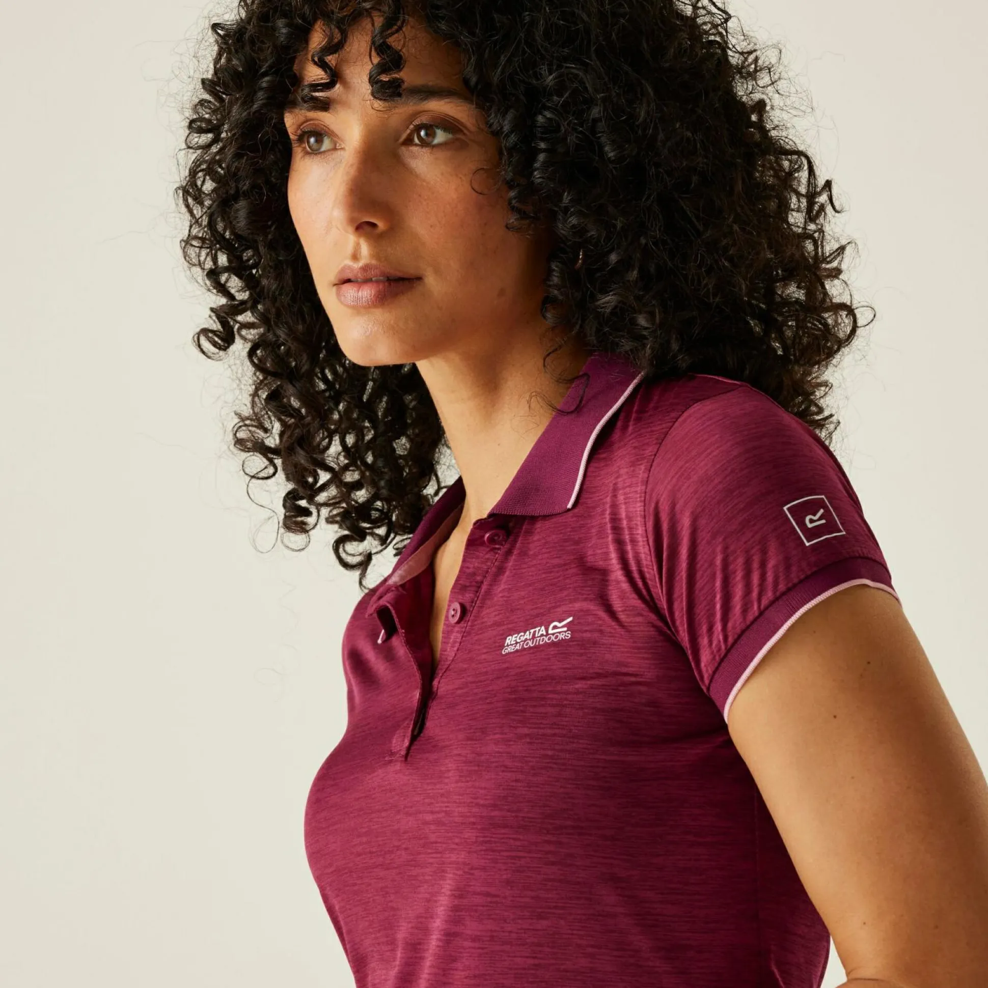 Women's Remex II Active Polo Shirt | Beaujolais