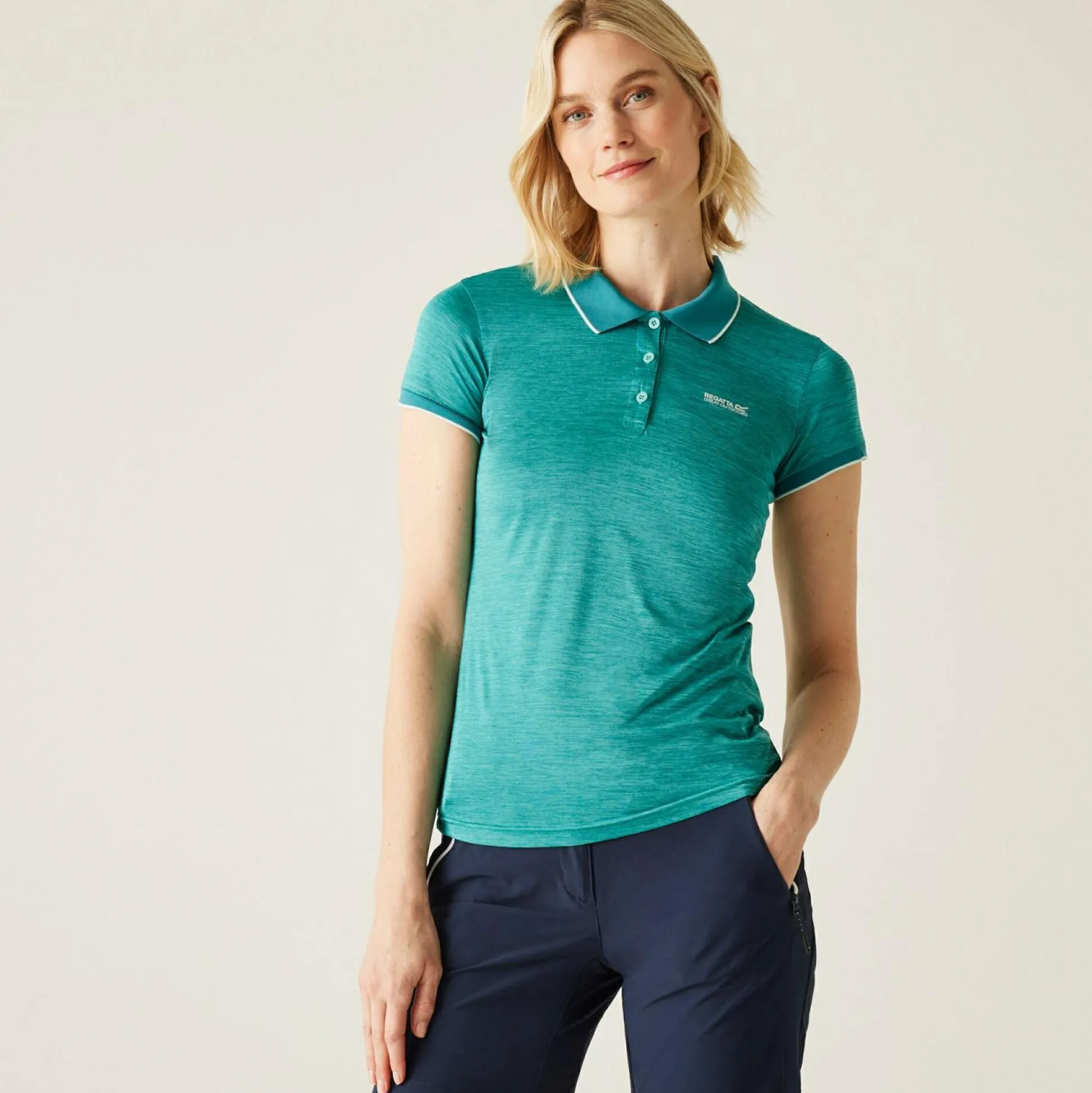 Women's Remex II Active Polo Shirt | Turquoise