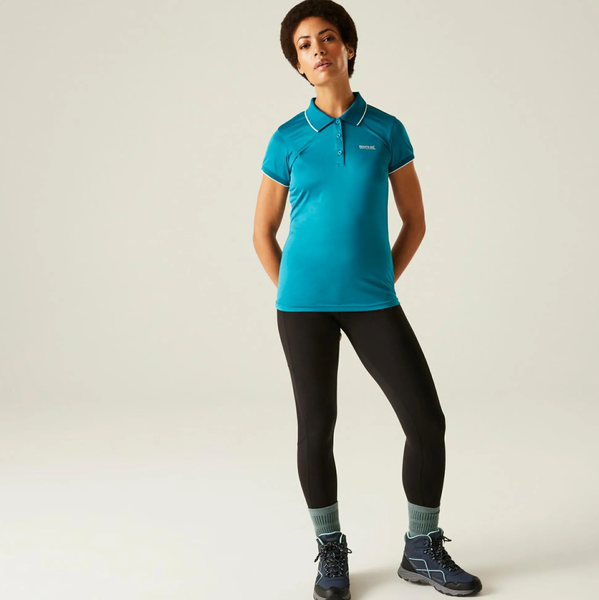 Women's Remex II Active Polo Shirt | Exotic Plume Solid