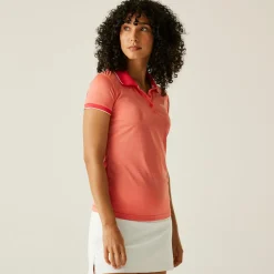 Women's Remex II Active Polo Shirt | Peach Bloom
