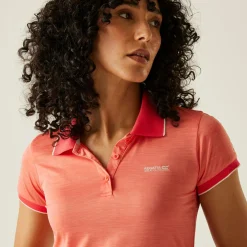 Women's Remex II Active Polo Shirt | Peach Bloom