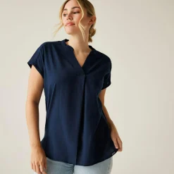 Women's Rianne V Neck Shirt | Navy