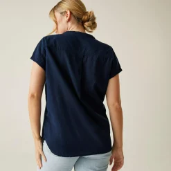 Women's Rianne V Neck Shirt | Navy