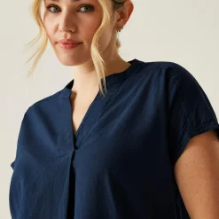 Women's Rianne V Neck Shirt | Navy