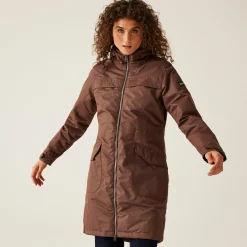 Women's Romine II Waterproof Parka Jacket | Dark Brown Black