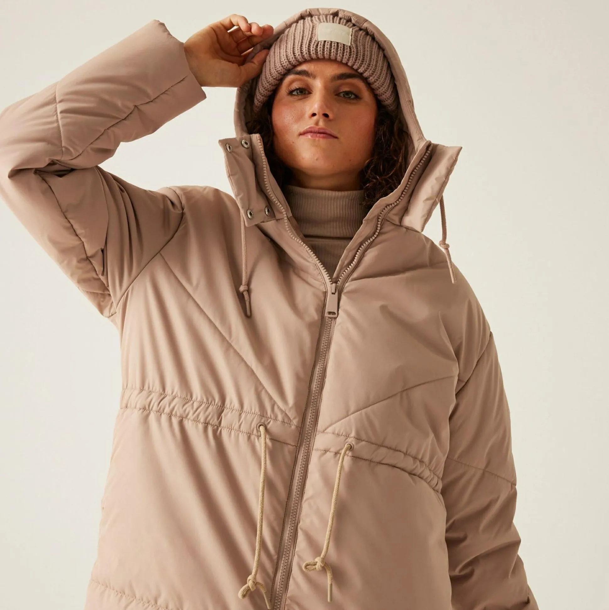Women's Rurie Baffled Jacket | Warm Taupe