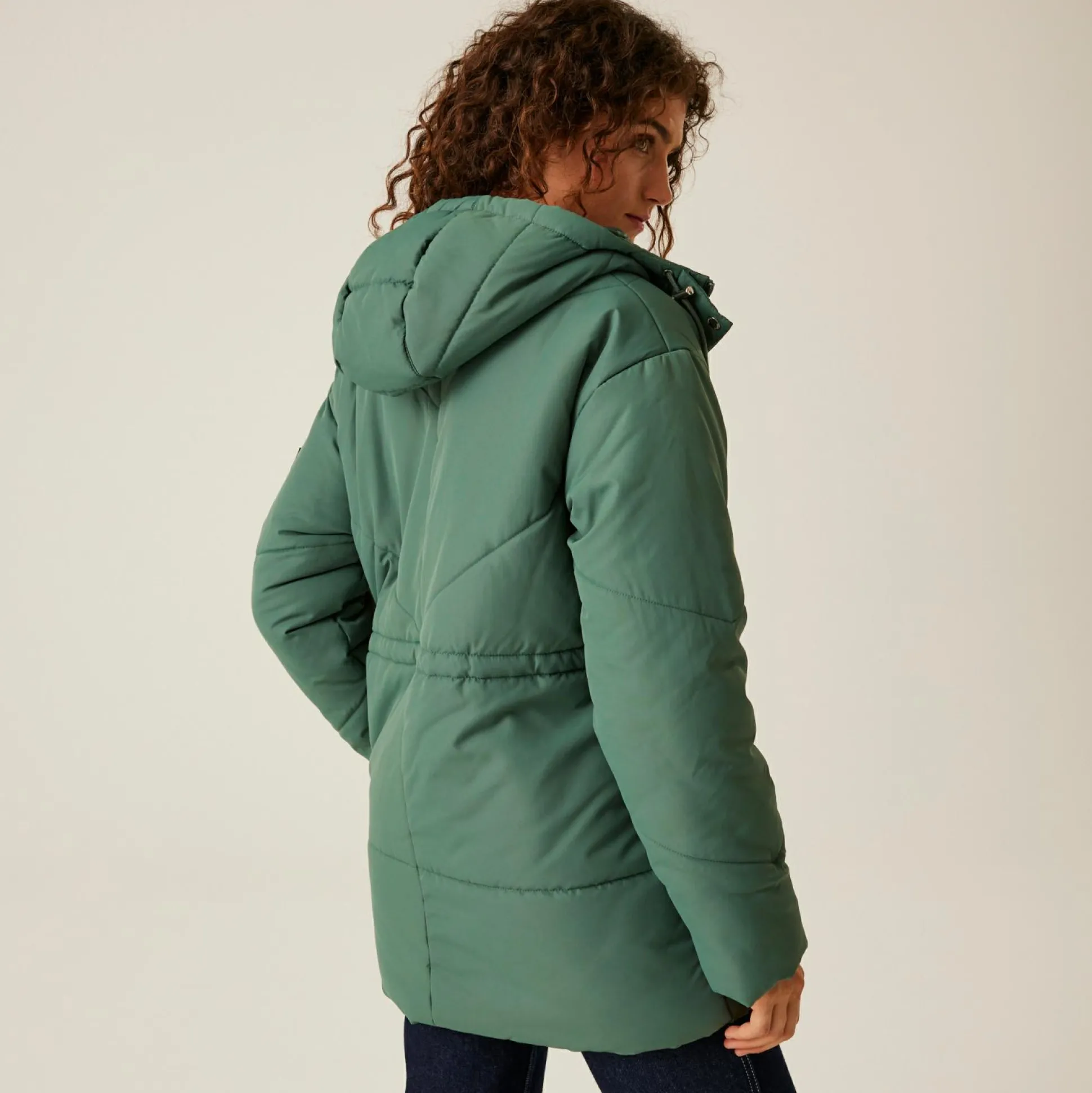 Women's Rurie Baffled Jacket | Dark Forest Green