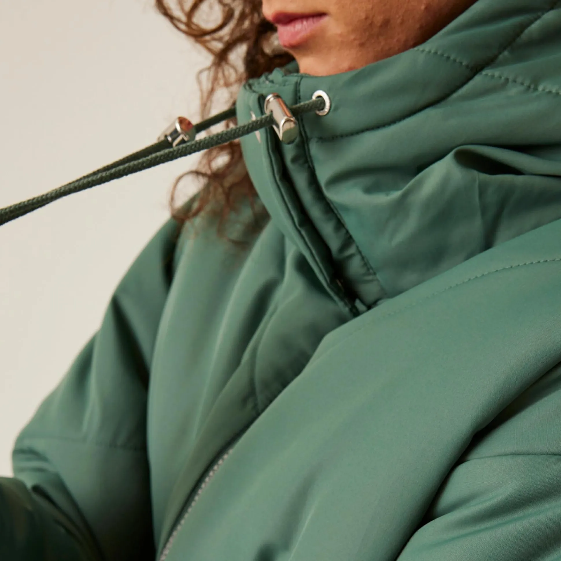 Women's Rurie Baffled Jacket | Dark Forest Green