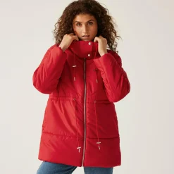 Women's Rurie Baffled Jacket | Danger Red