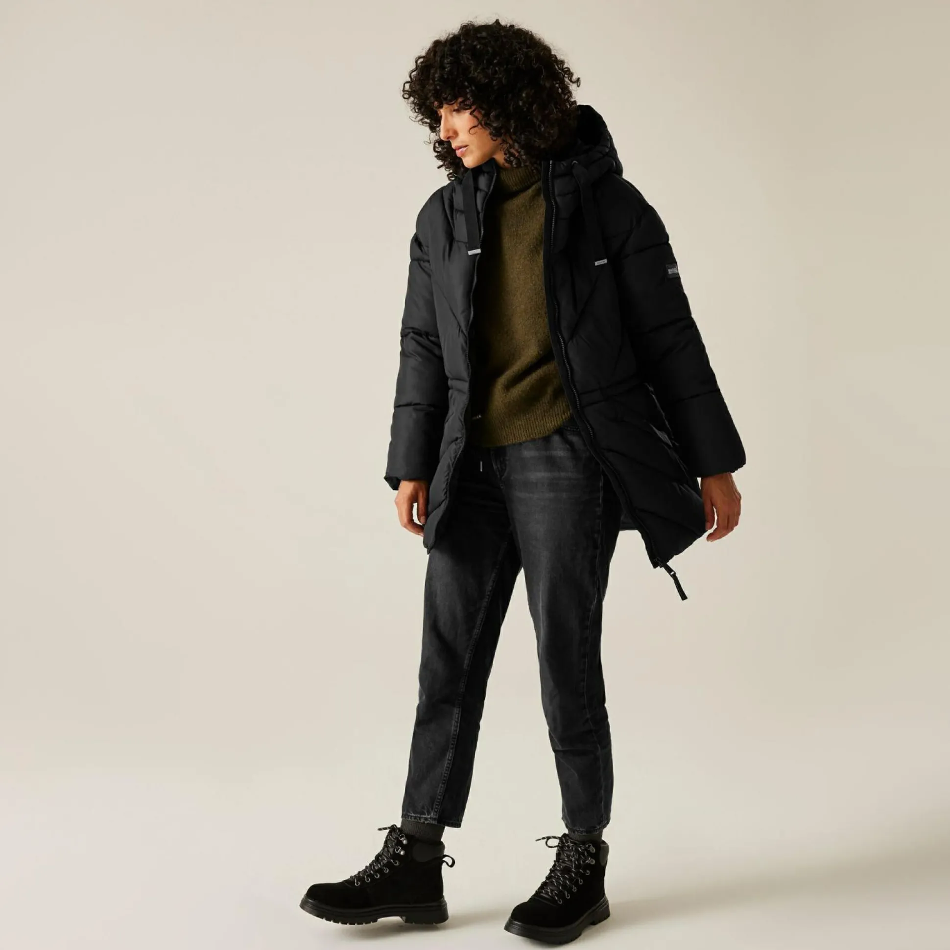 Women's Rusey Quilted Jacket | Black