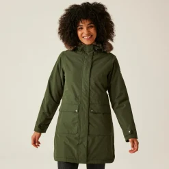 Women's Sabinka II Fur Trim Parka Jacket | Dark Khaki