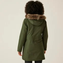 Women's Sabinka II Fur Trim Parka Jacket | Dark Khaki