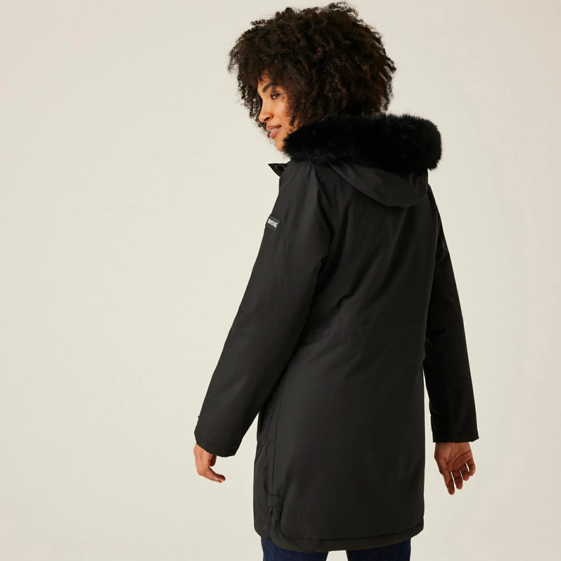 Women's Sabinka II Fur Trim Parka Jacket | Black