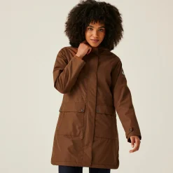 Women's Sabinka II Fur Trim Parka Jacket | Dark Brown