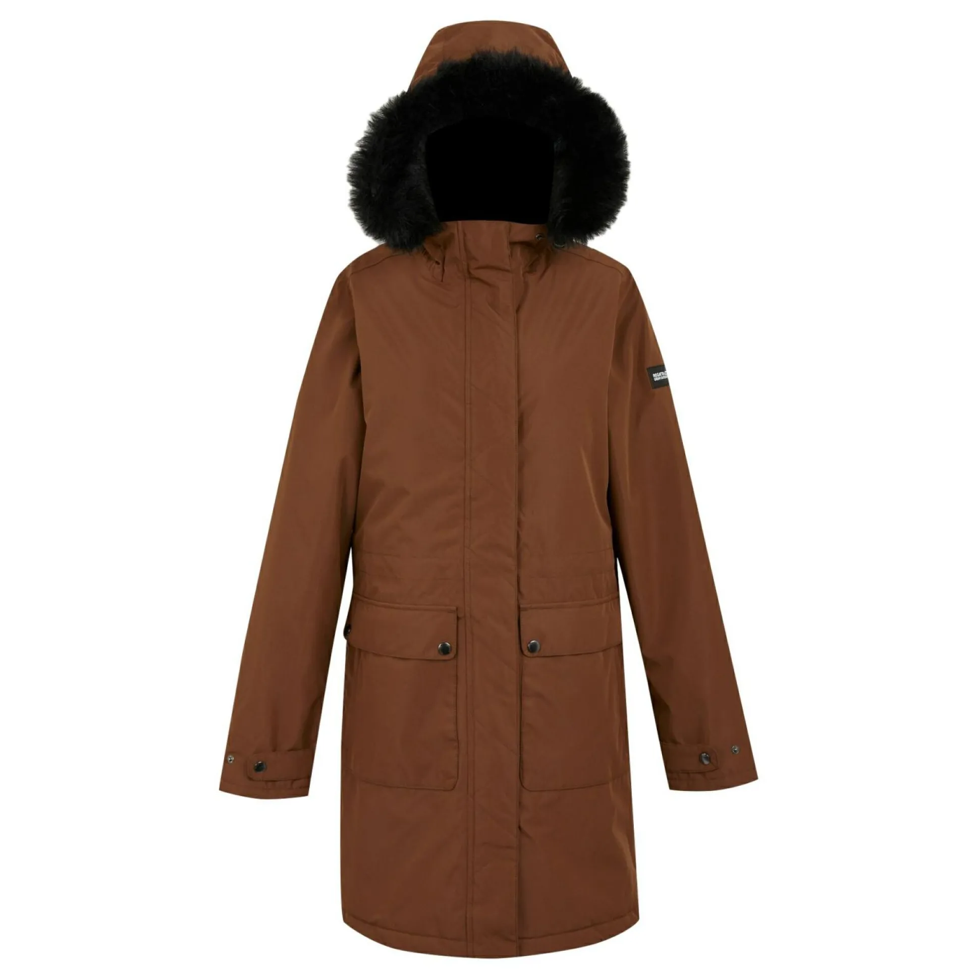 Women's Sabinka II Fur Trim Parka Jacket | Dark Brown