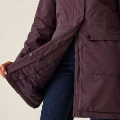 Women's Sabinka II Fur Trim Parka Jacket | Deep Plum