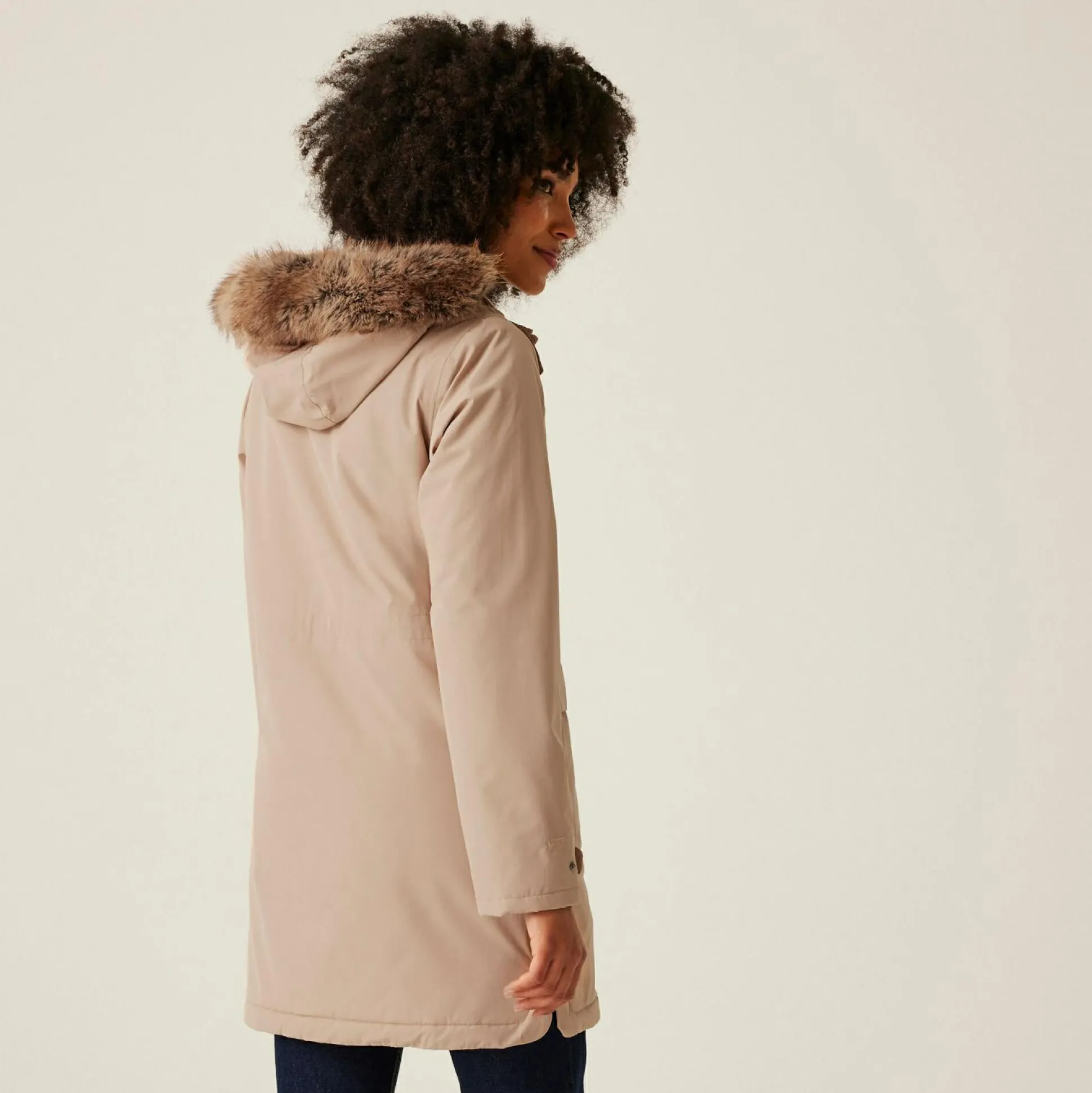 Women's Sabinka II Fur Trim Parka Jacket | Warm Taupe