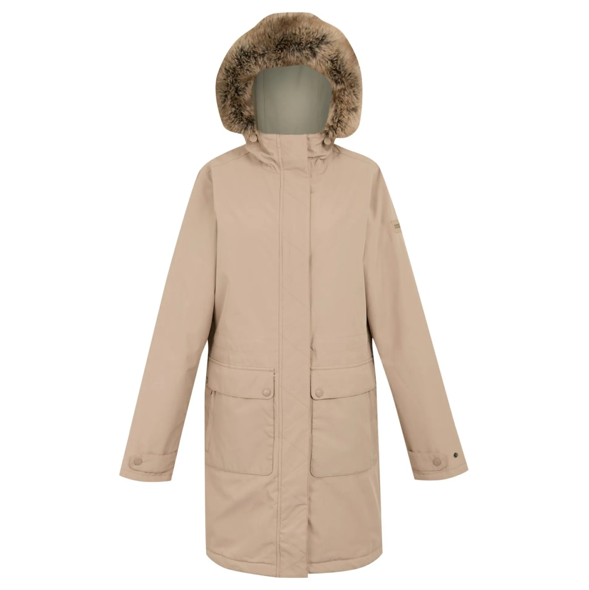 Women's Sabinka II Fur Trim Parka Jacket | Warm Taupe