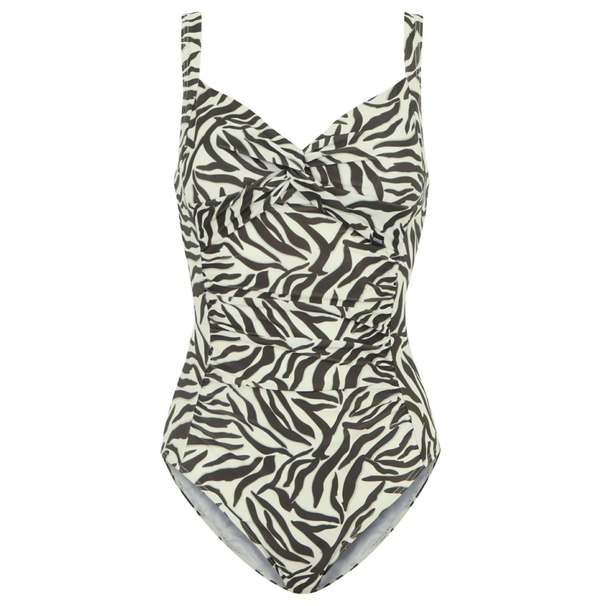 Women's Sakari Tummy Control Costume | Tonal Zebra Print