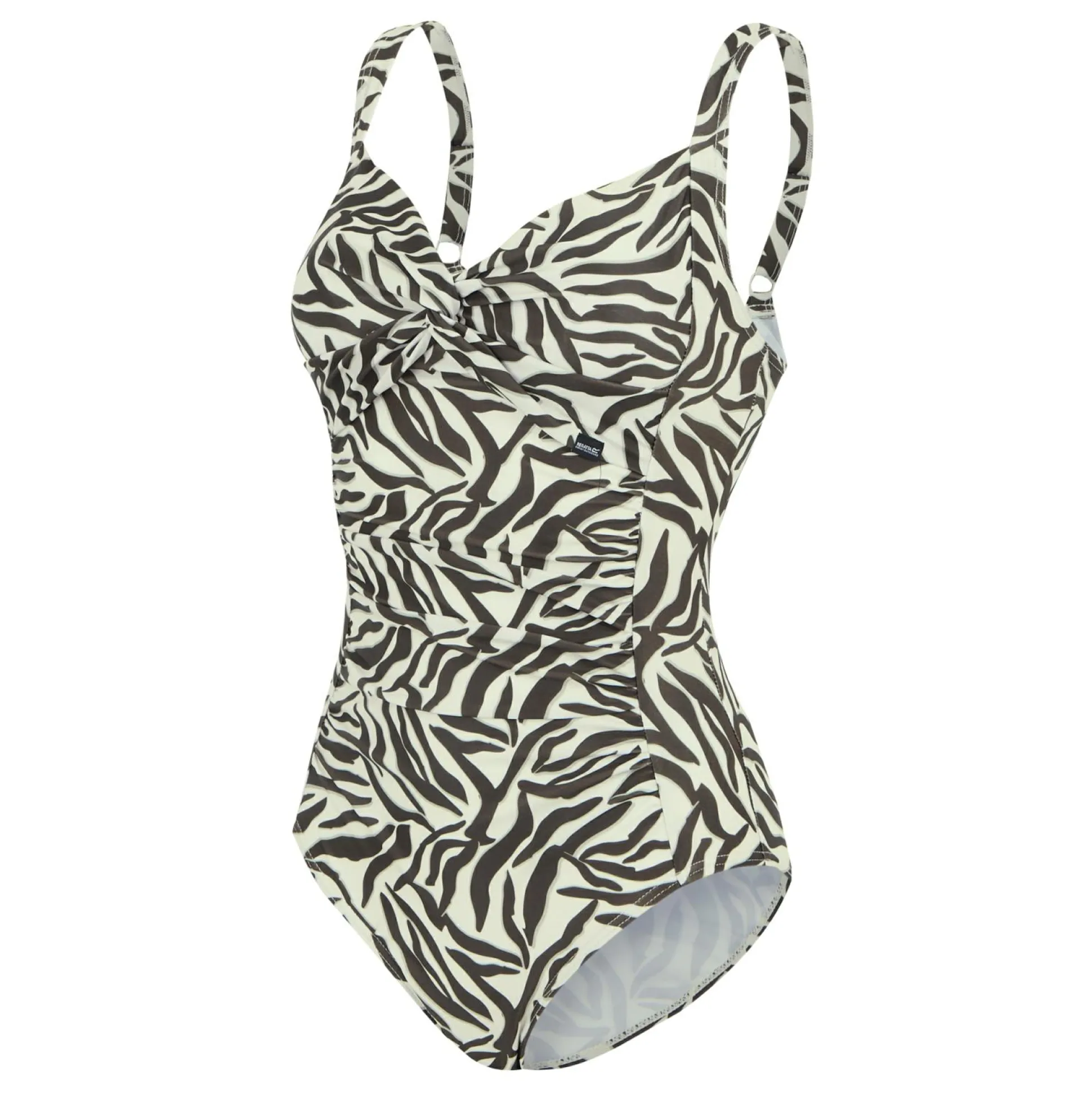 Women's Sakari Tummy Control Costume | Tonal Zebra Print