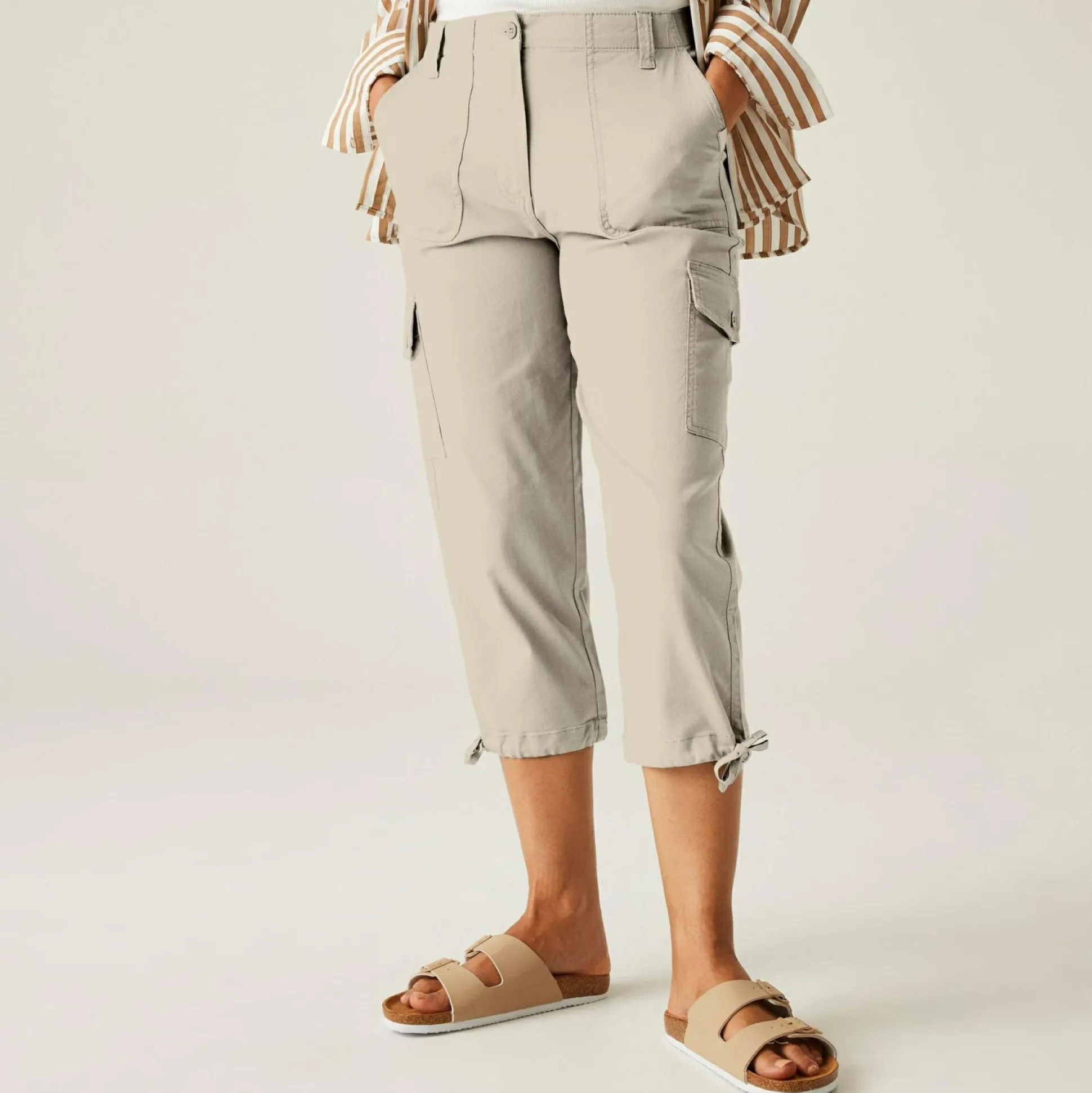 Women's Shorebella Capri Trousers | Light Vanilla