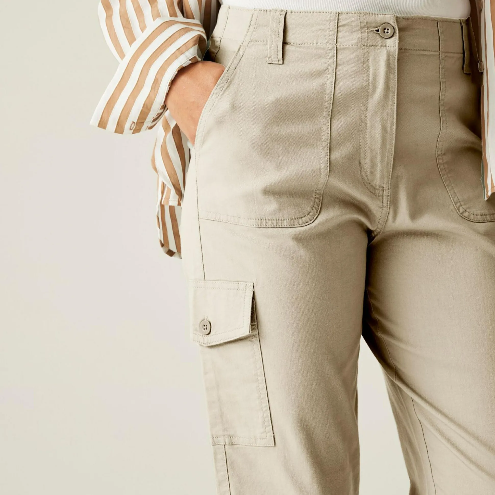 Women's Shorebella Capri Trousers | Light Vanilla