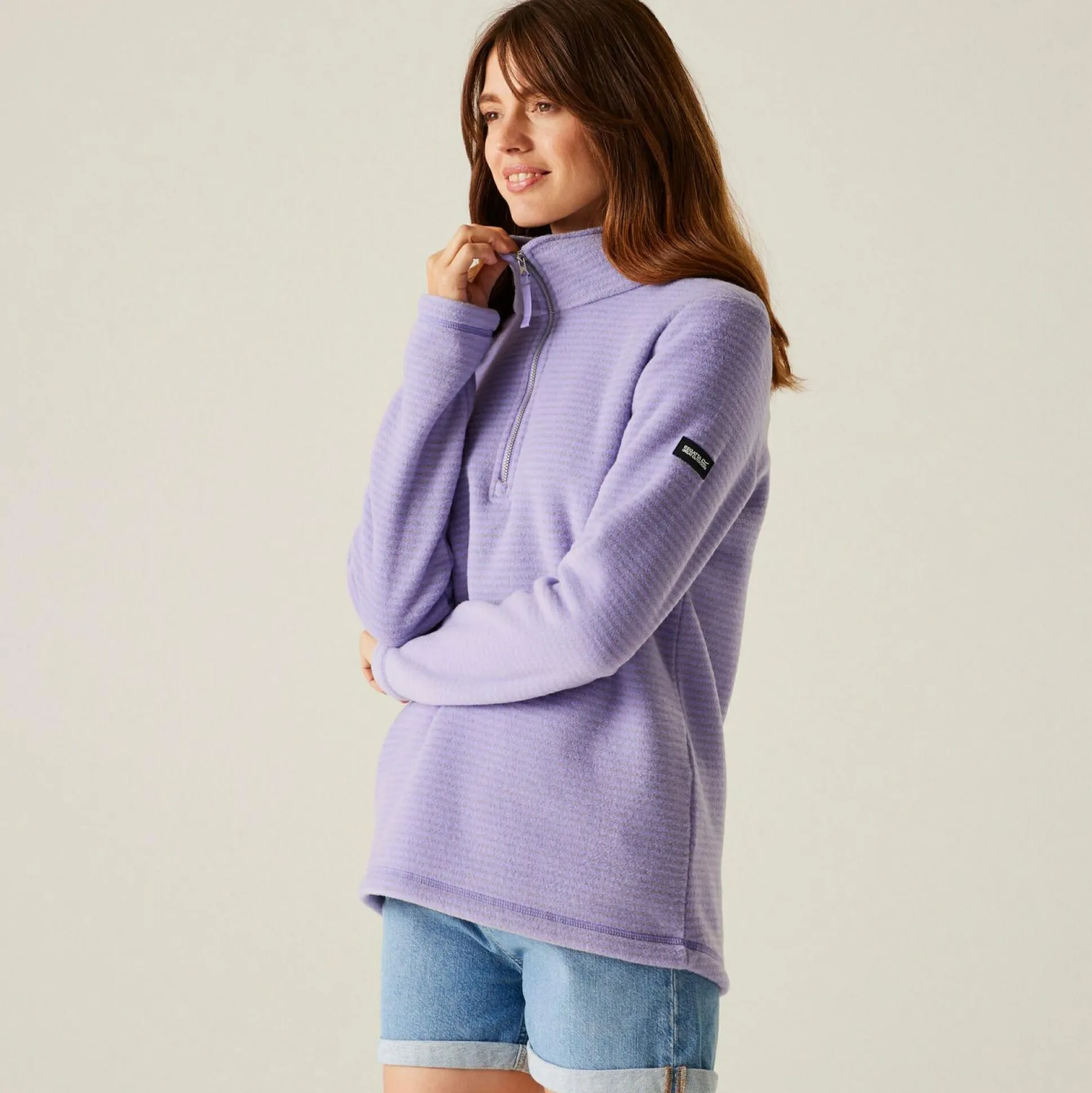 Women's Solenne II Half Zip Fleece | Paisley Purple