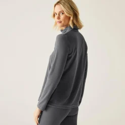 Women's Sweethart Lightweight Half-Zip Fleece | Seal Grey