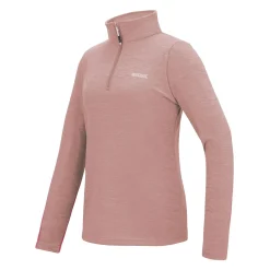 Women's Sweethart Marl Half Zip Fleece | Dusty Rose