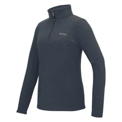 Women's Sweethart Marl Half Zip Fleece | Seal Grey