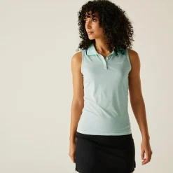 Women's Tima II Polo Vest Top | Icy Morn