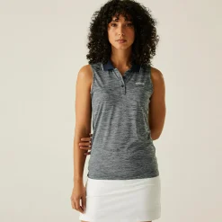 Women's Tima II Polo Vest Top | Navy