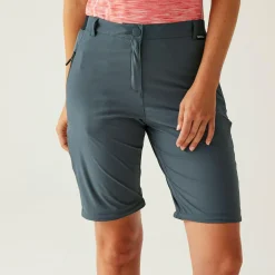 Women's Travel Light II Zip Off Packaway Trousers | Seal Grey